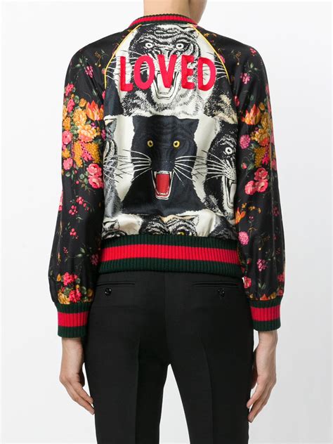 gucci loved bomber jacket|gucci tracksuits women.